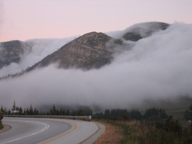 Wolken am Outeniqua Pass