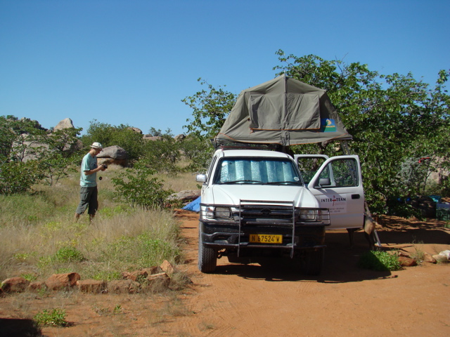Camp vor dem Grootberg