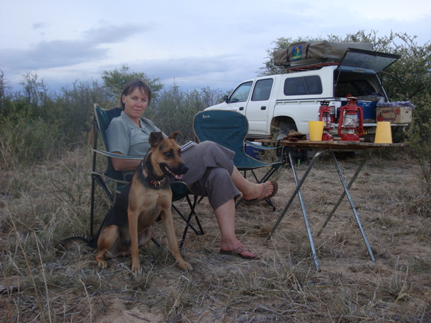 Bushcamping in der Kalahari