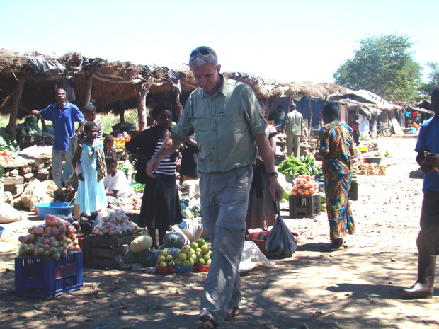 Markt in Kafue (Zambia)
