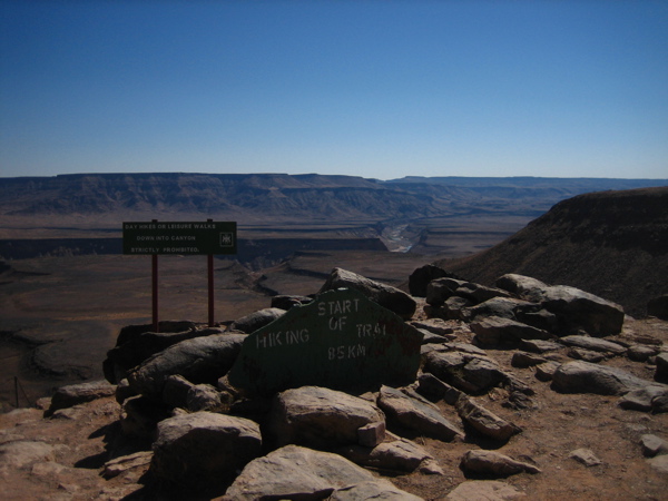 Ausgangspunkt Fish River Canyon